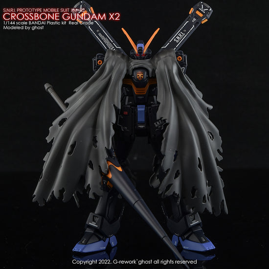 G-REWORK - [RG] Crossbone Gundam X2 (Water Decal)