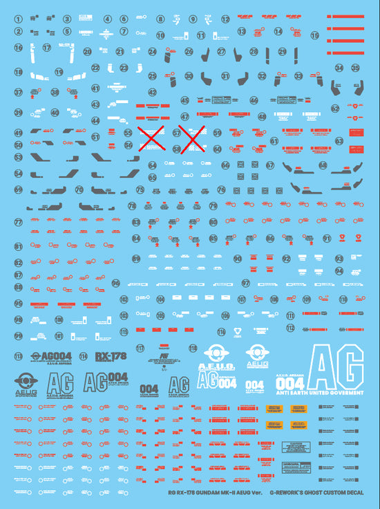 G-REWORK - [RG] RX-178 MK-II Gundam [AEUG] (Water Decal)