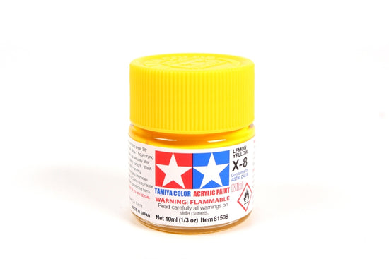 Acrylic Mini X-8 Lemon Yellow (10ml)