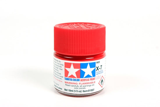 Acrylic Mini X-7 Red (10ml)