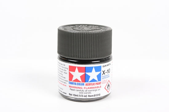 Acrylic Mini X-10 Gun Metal (10ml)