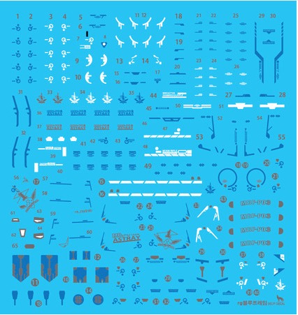 RG Blue Frame (Water Decal)