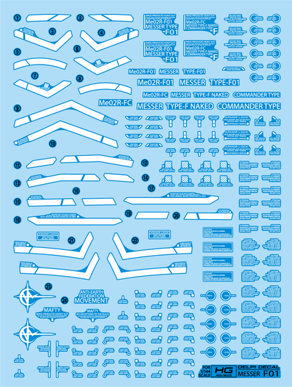 HG Messer F01 (Water Decal)