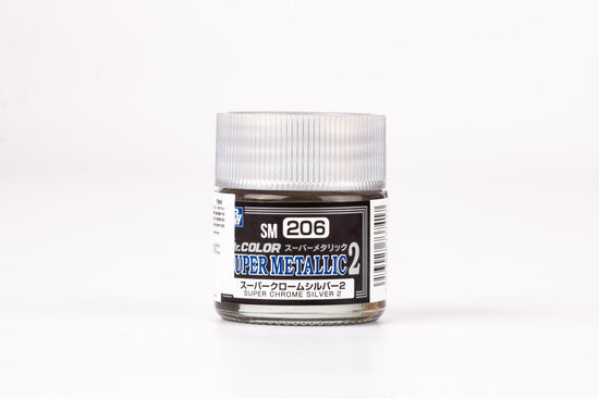 Mr. Color Super Metallic SM206 Super Chrome Silver 2 (10ml)