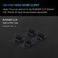 RUNNER CLIP [Add-on Kit / 4ea]