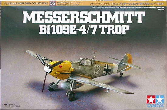Tamiya Bf-109E-4/7 Messerschmitt 1:72