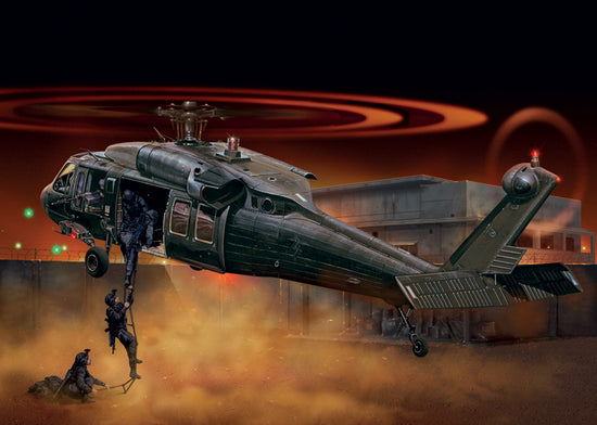 ITALERI UH60 Black Hawk Helicopter 1:72