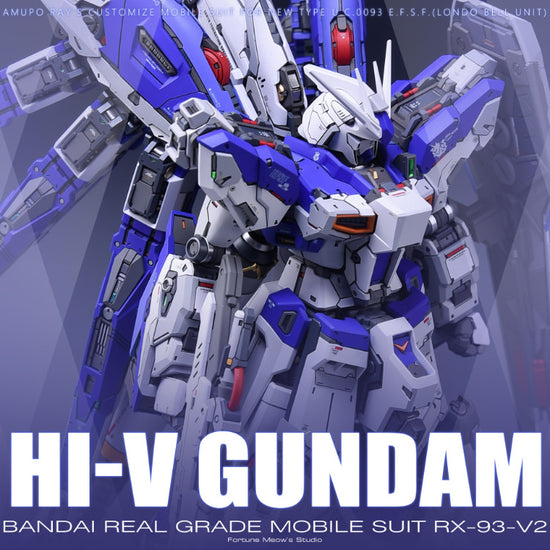 Fortune Meow’s 1/144 RX-93-v2 Hi-v Gundam Conversion Kit