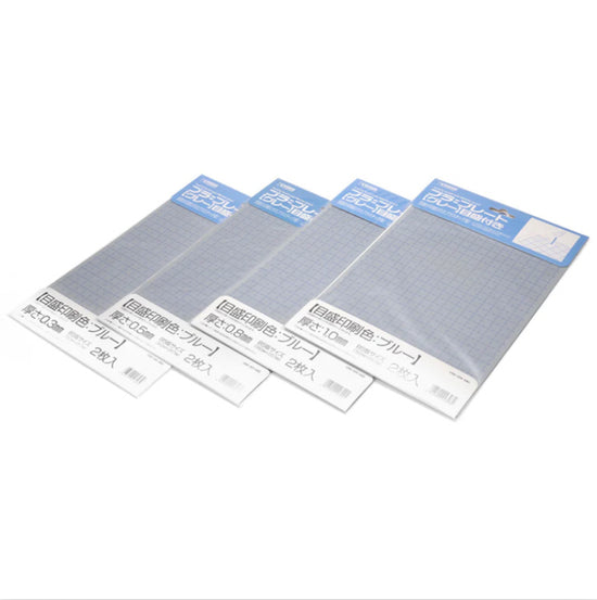 Plastic Sheets (Gray Printed Scale Blue)