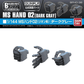 Builders Parts 1/144 HD-38 MS Hand 02 (Dark Gray)