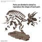 Imaginary Skeleton Triceratops 1/32 Scale Model Kit