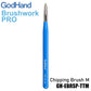 GodHand EBRSP-TTM Brushwork PRO Hobby Chipping Paint Brush (Medium) w/ Cap