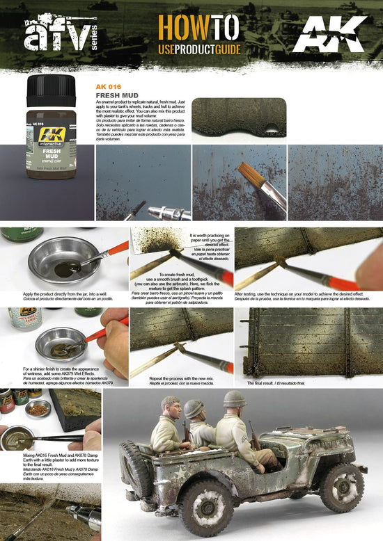 Fresh Mud Enamel Paint 35ml Bottle