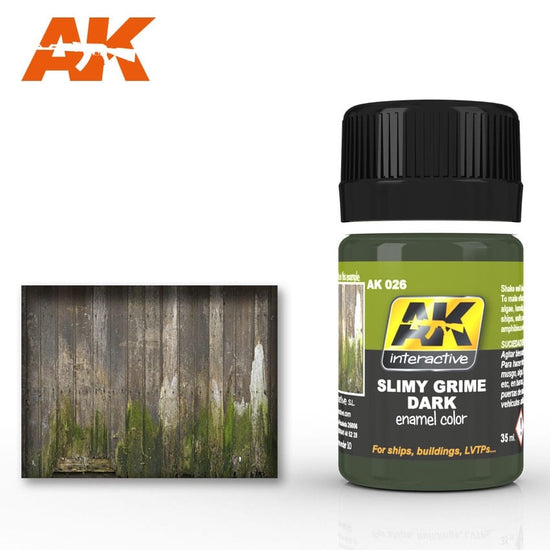 Slimy Grime Dark Enamel Paint 35ml Bottle