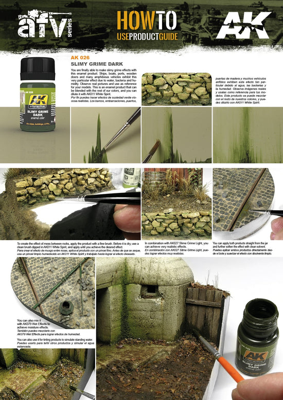 Slimy Grime Dark Enamel Paint 35ml Bottle