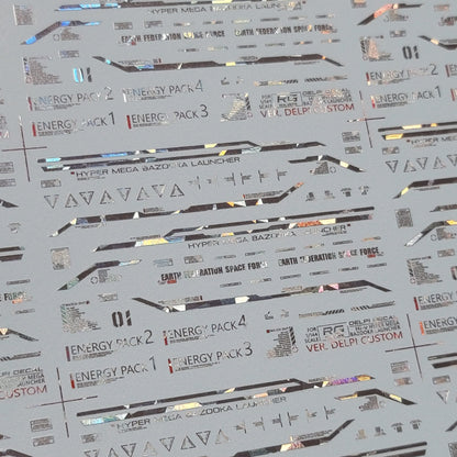 [Delpi.ver] RG RX-93 Hi-Nu Hyper Mega Launcher (Water Decal) (Multiple Options)