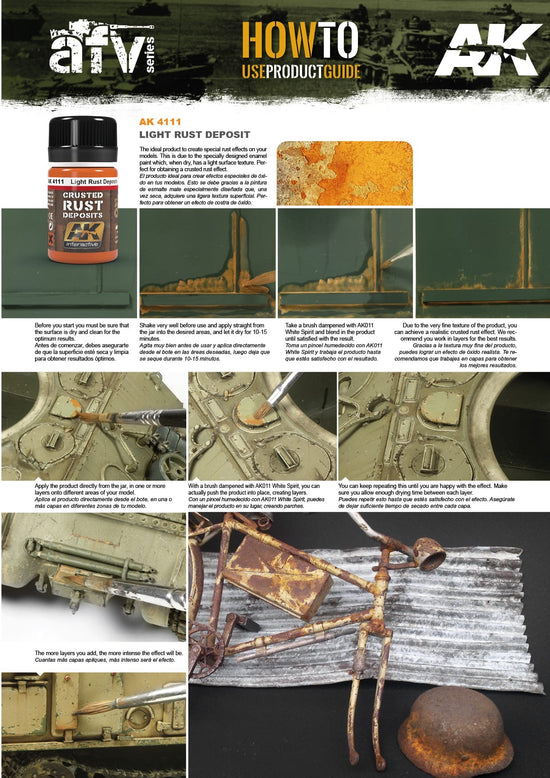 AK Light Rust Crusted Deposits Enamel Paint