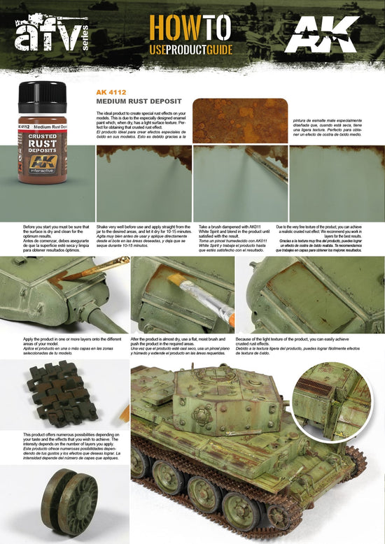 AK Medium Rust Crusted Deposits Enamel Paint