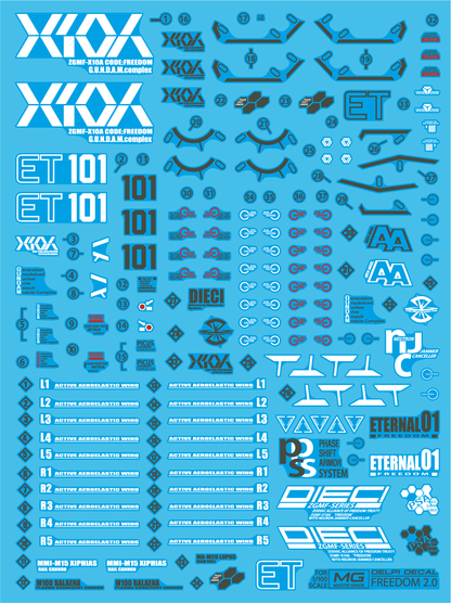 MG Freedom 2.0 (Water Decal)