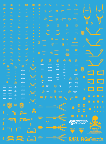 RG Crossbone X2 (Gold) (Holo) (Water Decal)