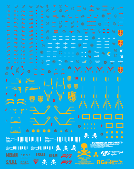 RG Crossbone X1 (Holo) (Water Decal)