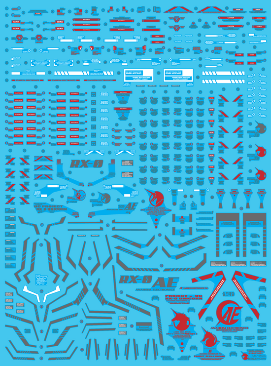 Mega Size Unicorn (Water Decal)