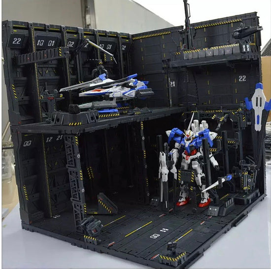 Gundam Hangar Domain Base Scenario Building Action Figure Model 10 Boxes