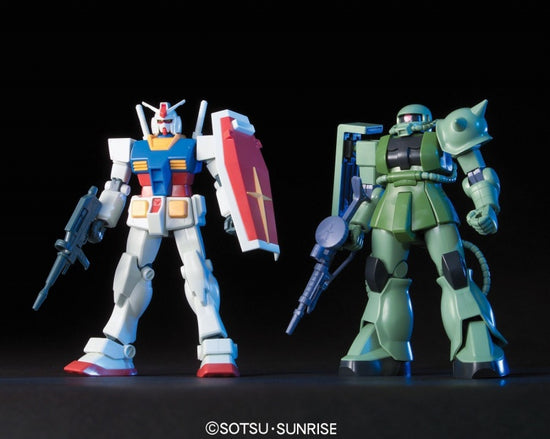 HGUC Gunpla Starter Set: Gundam Vs. Zaku II