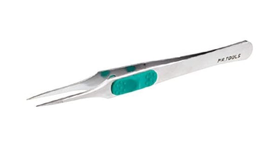 Mr.Hobby MT202 Mr. Precision Tweezers Thin Tip Straight