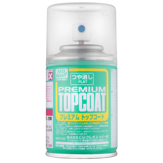 Mr. Premium Top Coat Spray 88ML (Flat)