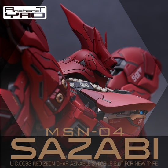 YJL x AnchoreT 1/100 MSN-04 Sazabi ver.Ka 1.0 Conversion Kit