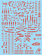 RG Sazabi (Red) (Holo) (Water Decal)