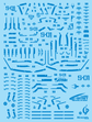 RG Sazabi (Blue) (Holo) (Water Decal)