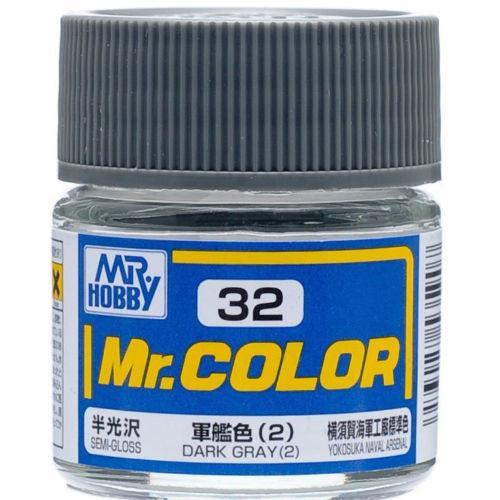 Mr. Color Semi-Gloss Dark Gray (2) (10ml)