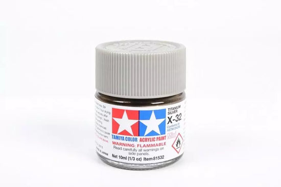 Acrylic Mini X-32 Titanium Silver (10ml)
